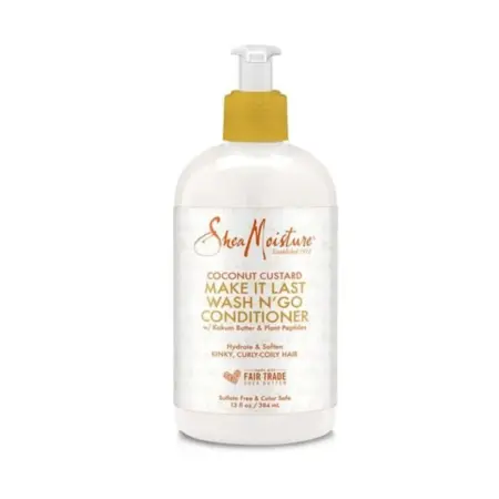 Shea Moisture Coconut Custard Make It Last Wash N’ Go Conditioner 384ml